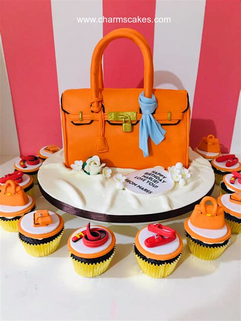 hermes bag cake design